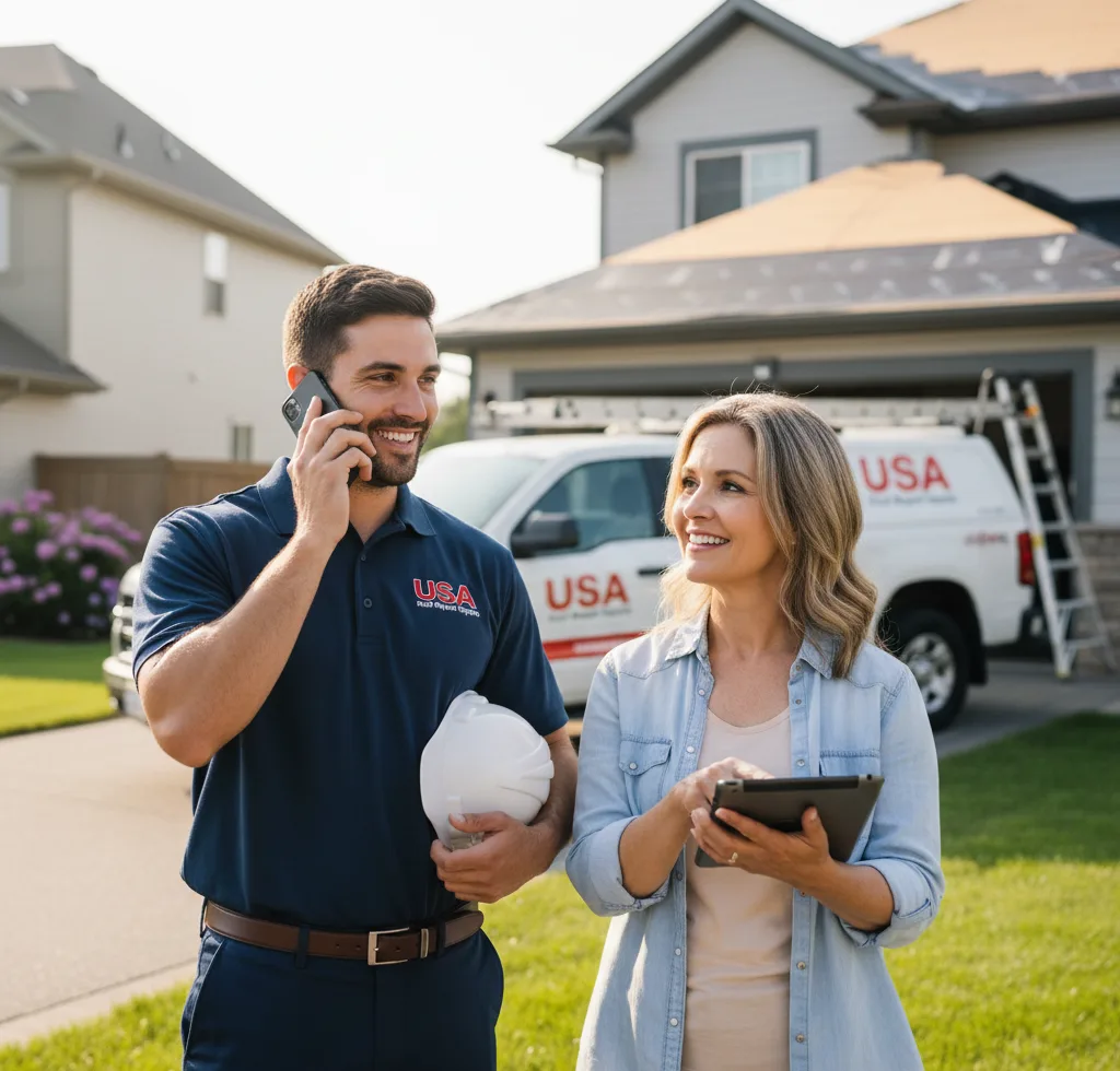 USA Roof Repair Experts customer support in Locust Grove
